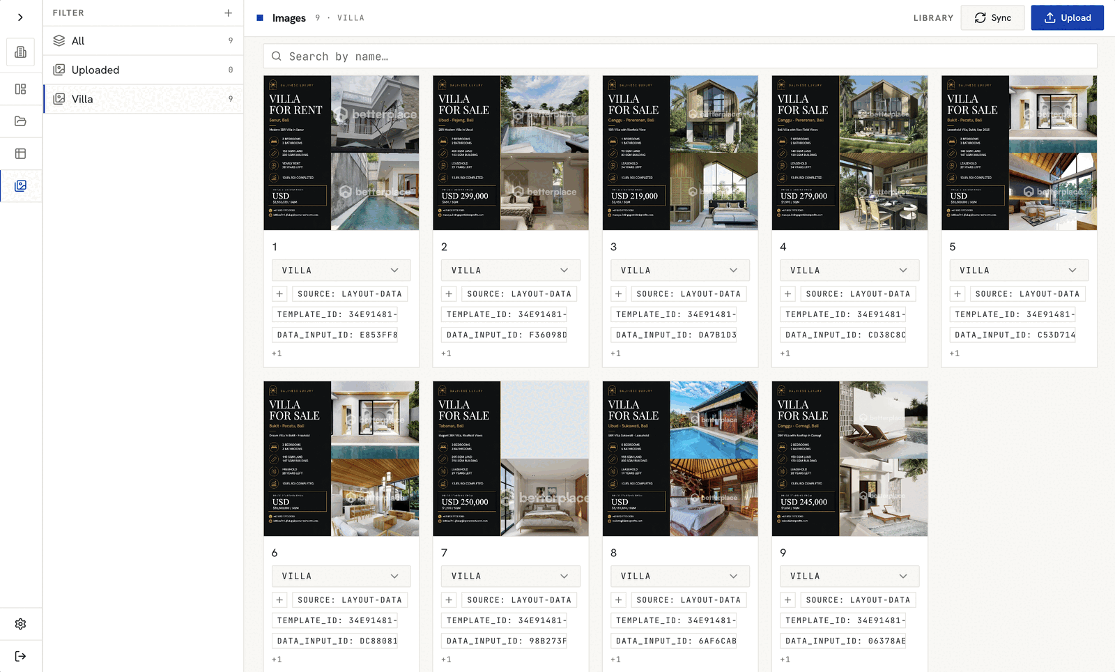 Flaz Images Page - Final location of rendered images