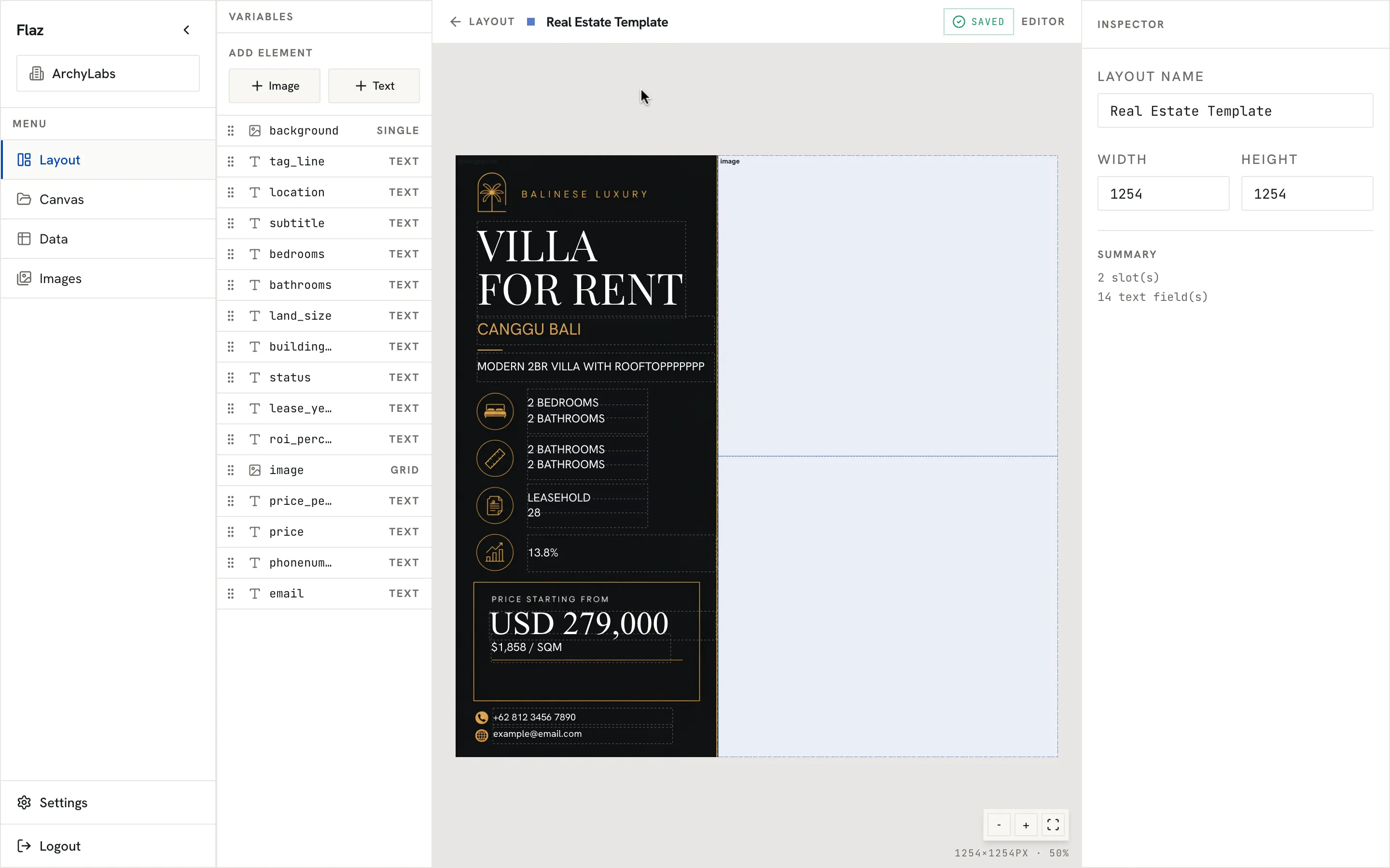 Layout Editor