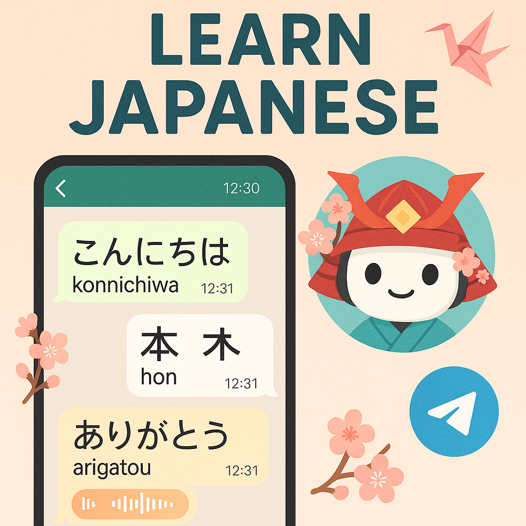 Telegram Bot for Learning Japanese