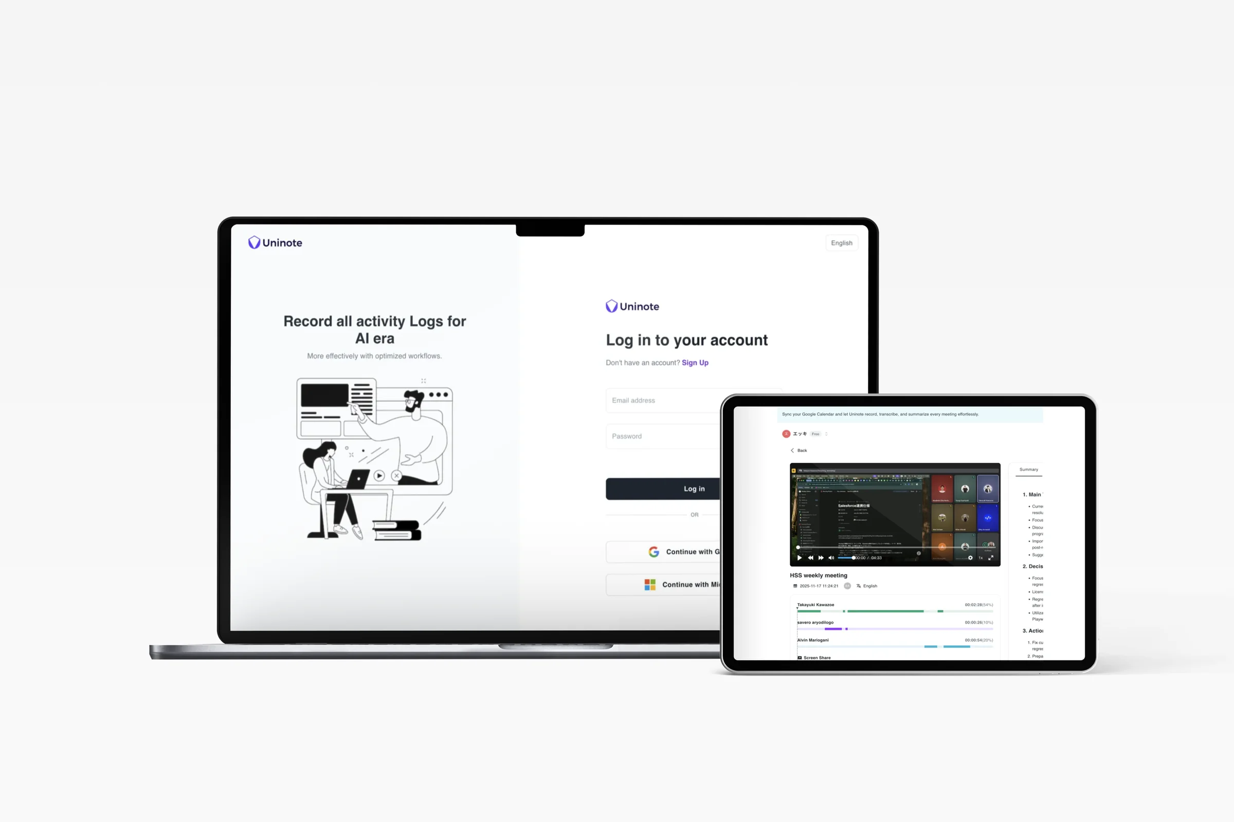 Uninote: AI Meeting Notes Platform